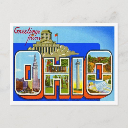 Groeten uit Ohio Briefkaart (Voorkant)