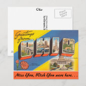 Groeten uit Ohio Briefkaart (Voorkant / Achterkant)
