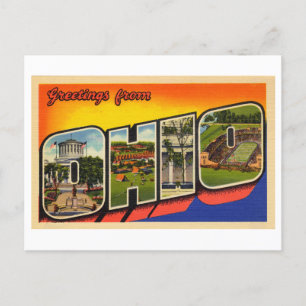 groeten uit Ohio Briefkaart