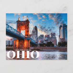 groeten uit ohio briefkaart