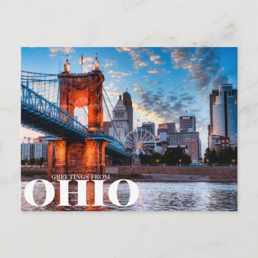 groeten uit ohio briefkaart (Voorkant)