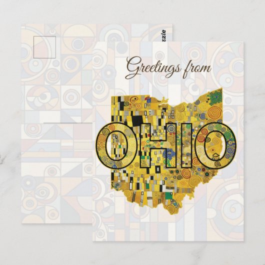 Groeten uit Ohio Briefkaart (Voorkant / Achterkant)