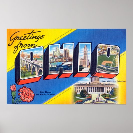  groeten uit Ohio Poster (Voorkant)