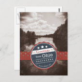 Groeten uit Ohio - Vintage Briefkaart (Voorkant / Achterkant)