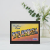 Groeten uit Oklahoma Briefkaart (Staand voorkant)