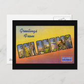 Groeten uit Oklahoma Briefkaart (Voorkant / Achterkant)