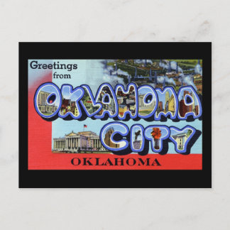 Groeten uit Oklahoma City Oklahoma Briefkaart
