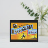Groeten uit Oklahoma City Oklahoma Briefkaart (Staand voorkant)