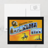 Groeten uit Oklahoma City Oklahoma Briefkaart (Voorkant / Achterkant)