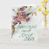  groeten uit Oklahoma Kaart (Gele Bloem)