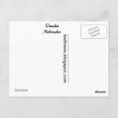 Groeten uit Omaha, Nebraska Briefkaart (Achterkant)