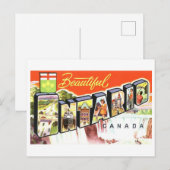 groeten uit Ontario, Canada, Briefkaart (Voorkant / Achterkant)