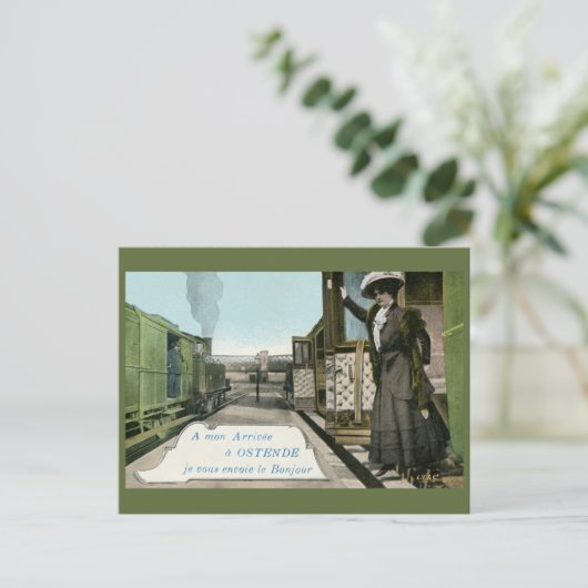  groeten uit Oostende Briefkaart (Staand voorkant)