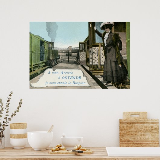  groeten uit Oostende Poster (Keuken)