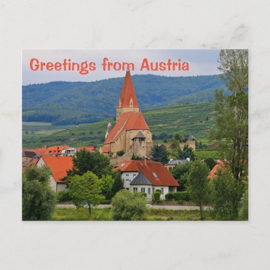Groeten uit Oostenrijk, Weissenkirchen Briefkaart (Voorkant)