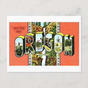  groeten uit Oregon Briefkaart