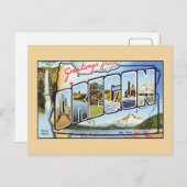  groeten uit Oregon Briefkaart (Voorkant / Achterkant)