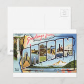 Groeten uit Oregon Briefkaart (Voorkant / Achterkant)