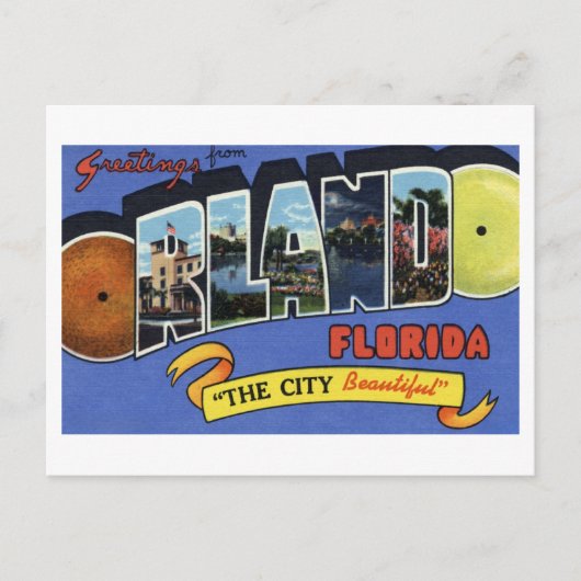  groeten uit Orlando, Florida Briefkaart (Voorkant)