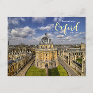 Groeten uit Oxford Engeland Reisansichtkaart   Briefkaart