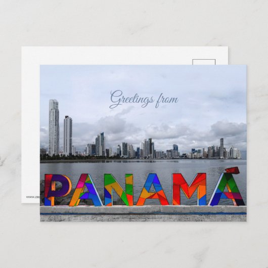 Groeten uit Panama Briefkaart (Voorkant / Achterkant)