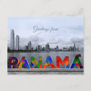 Groeten uit Panama Briefkaart