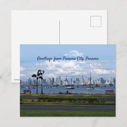 Groeten uit Panama City, Panama (aanpasbaar) Briefkaart (Voorkant / Achterkant)