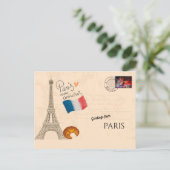 Groeten uit Parijs Briefkaart (Staand voorkant)