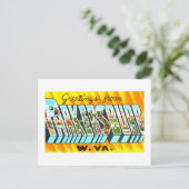 groeten uit Parkersburg, West Virginia, Briefkaart (Staand voorkant)