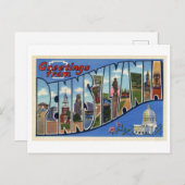  Groeten uit Pennsylvania Briefkaart (Voorkant / Achterkant)