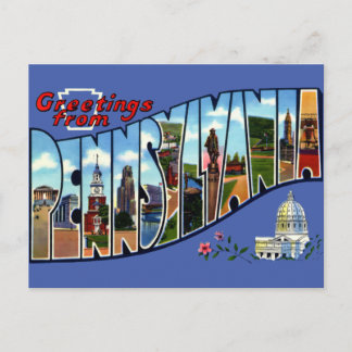 groeten uit Pennsylvania Briefkaart