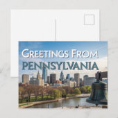 Groeten uit Pennsylvania Briefkaart (Voorkant / Achterkant)