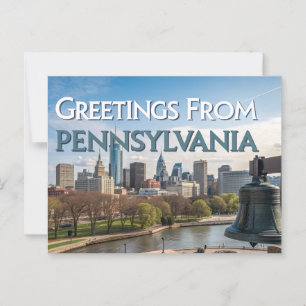 Groeten uit Pennsylvania Briefkaart