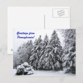 Groeten uit Pennsylvania! Briefkaart (Voorkant / Achterkant)