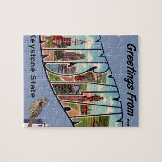 Groeten uit Pennsylvania Legpuzzel (Horizontaal)