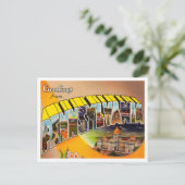 Groeten uit Pennsylvania Vintage Travel Briefkaart (Staand voorkant)