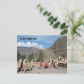 Groeten uit Peru! Briefkaart (Staand voorkant)