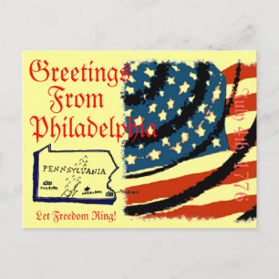Groeten uit Philadelphia Briefkaart