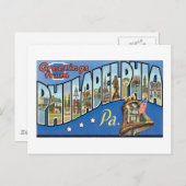 Groeten uit Philadelphia, PA Briefkaart (Voorkant / Achterkant)