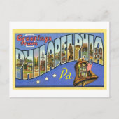 groeten uit Philadelphia, Pennsylvania Briefkaart (Voorkant)
