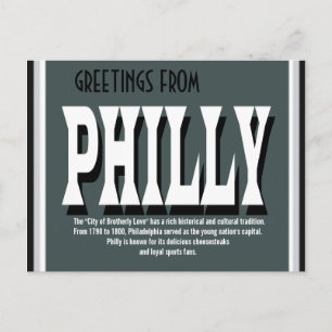 Groeten uit Philly Briefkaart