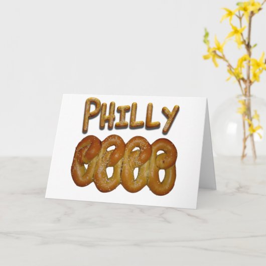 Groeten uit Philly Kaart (Gele Bloem)