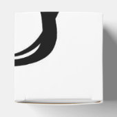 Groeten uit Philydion: Abstract Zwart & Wit Bedankdoosjes (Bovenkant)