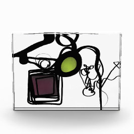 Groeten uit Philydion: Abstract Zwart & Wit Fotoblokken