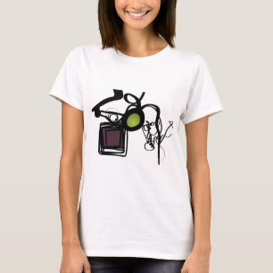 Groeten uit Philydion: Abstract Zwart & Wit T-shirt