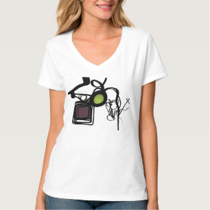 Groeten uit Philydion: Abstract Zwart & Wit T-shirt
