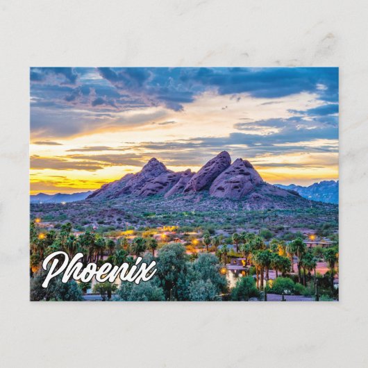 Groeten uit Phoenix, Arizona, Verenigde Staten Briefkaart (Voorkant)