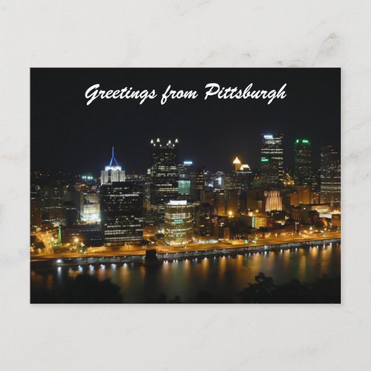 Groeten uit Pittsburgh Briefkaart (Voorkant)