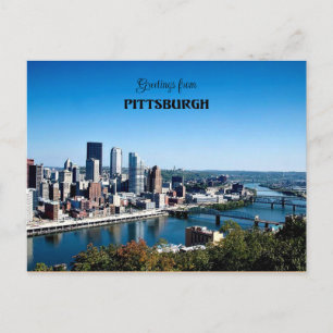 Groeten uit Pittsburgh Briefkaart