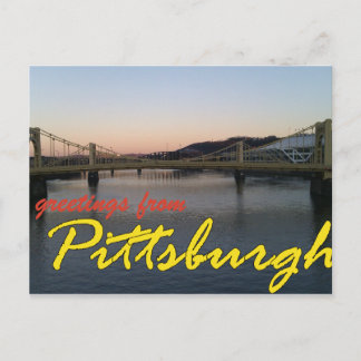 Groeten uit Pittsburgh Briefkaart